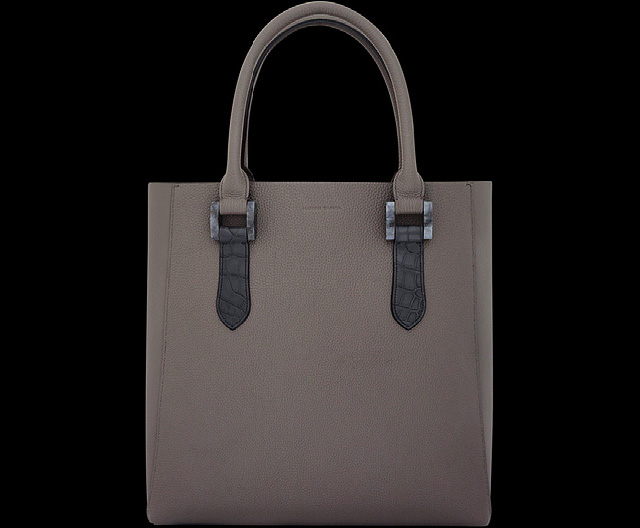CITY TOTE WITH JADE BUCKLE